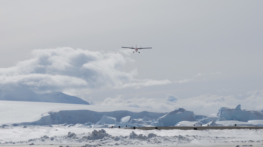 Plane taking off